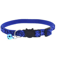 HKM-5321149 Adjustable Colorful Fish Scale Cat Collar with Bell ¨C Soft Nylon Material