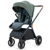 HKM-532179 Poussett Two-Way Push Luxury Baby Stroller and Car Seat with Big Wheels, Foldable Pram for Infants