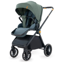 HKM-532179 Poussett Two-Way Push Luxury Baby Stroller and Car Seat with Big Wheels, Foldable Pram for Infants