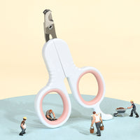 HKM-5322429 Professional Pet Nail Clippers with Curved Tips for Cats and Small Dogs - Ergonomic Non-Slip Handle, Stainless Steel Blades