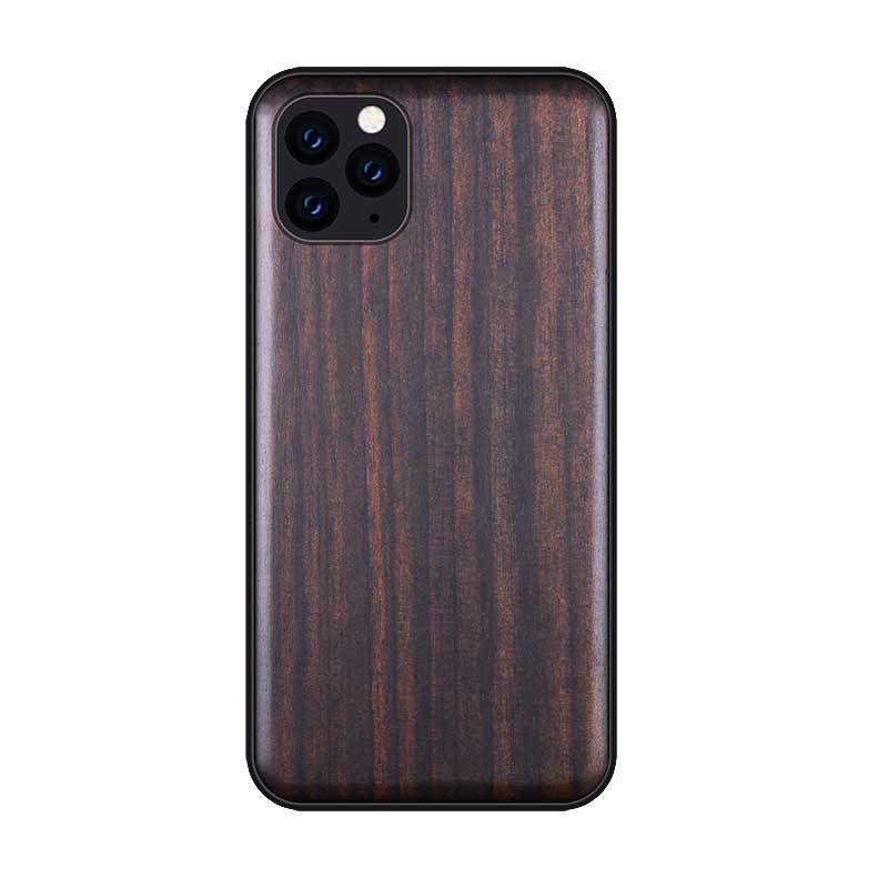 HKM-532243 Ebony Wood and TPU Protective Sleeve for Apple Devices