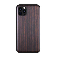 HKM-532243 Ebony Wood and TPU Protective Sleeve for Apple Devices