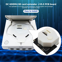 HKM-532371 SD Card Installation Kit Extension Adapter for Game Consoles - White