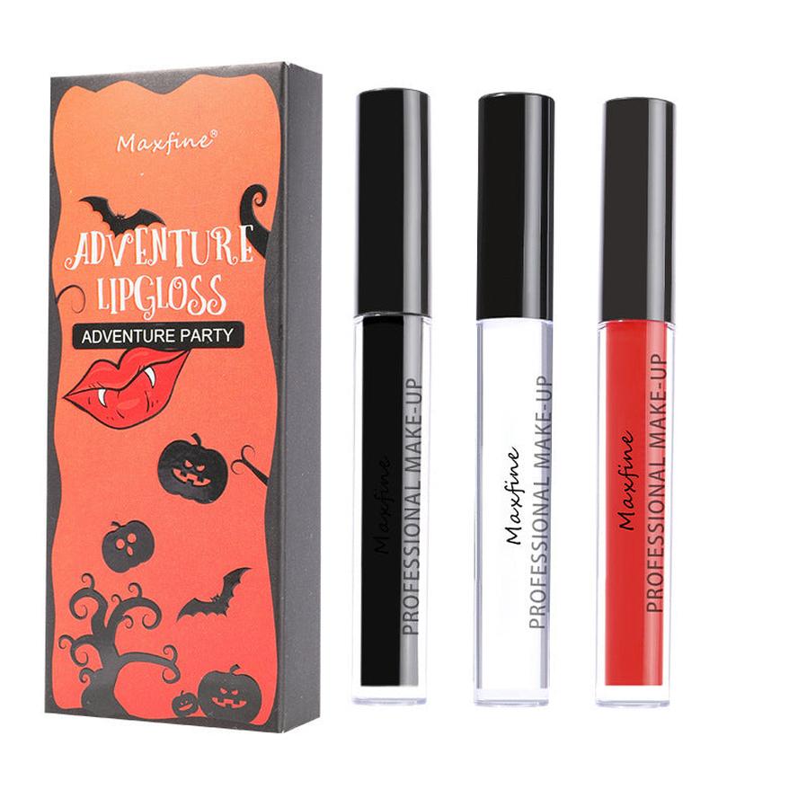 HKM-532371 Waterproof Halloween Lipstick Lip Glaze - No Stain on Cup, Universal Skin Type