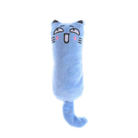 HKM-5324605 Bite-Resistant Cat Toy with Ringing Paper - Plush Catnip Design in Multiple Colors