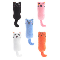 HKM-5324605 Bite-Resistant Cat Toy with Ringing Paper - Plush Catnip Design in Multiple Colors