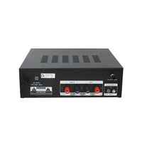 HKM-532499 70W 2-Channel Stereo Bluetooth Amplifier Receiver with FM Radio, Phono, and Coaxial Inputs for Home Audio Systems
