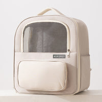 HKM-5325501 Breathable Pet Carrier Backpack for Cats and Dogs with Mesh Window and Spacious Compartment