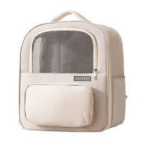 HKM-5325501 Breathable Pet Carrier Backpack for Cats and Dogs with Mesh Window and Spacious Compartment