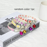 HKM-5326909 Luminous Silicone Cat Collars in Various Fun Designs - Random Colors