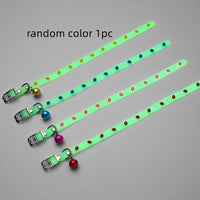 HKM-5326909 Luminous Silicone Cat Collars in Various Fun Designs - Random Colors