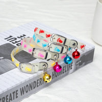 HKM-5326909 Luminous Silicone Cat Collars in Various Fun Designs - Random Colors