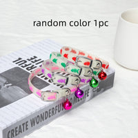 HKM-5326909 Luminous Silicone Cat Collars in Various Fun Designs - Random Colors