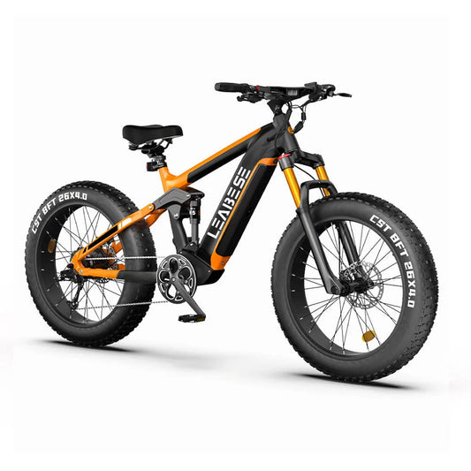 HKM-532691 26 Inch Full Suspension Electric Mountain Bike with 750W Bafang Motor and Aluminum Alloy Frame