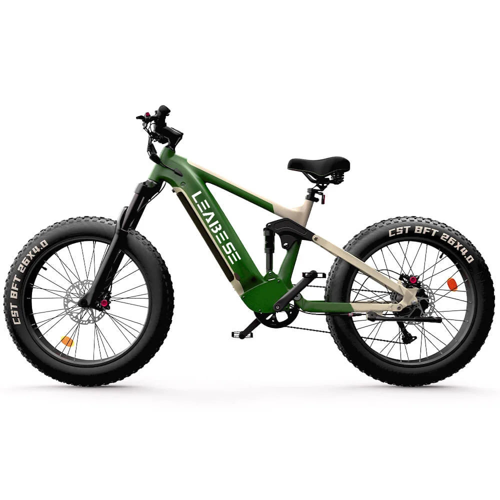 HKM-532691 26 Inch Full Suspension Electric Mountain Bike with 750W Bafang Motor and Aluminum Alloy Frame