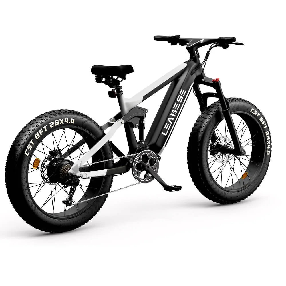 HKM-532691 26 Inch Full Suspension Electric Mountain Bike with 750W Bafang Motor and Aluminum Alloy Frame