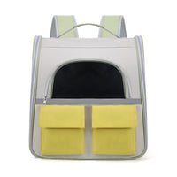 HKM-5327165 Transparent Cat Backpack with Large Capacity in Soft Acrylic and Oxford Cloth