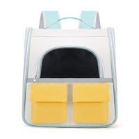 HKM-5327165 Transparent Cat Backpack with Large Capacity in Soft Acrylic and Oxford Cloth