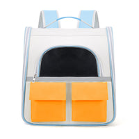 HKM-5327165 Transparent Cat Backpack with Large Capacity in Soft Acrylic and Oxford Cloth
