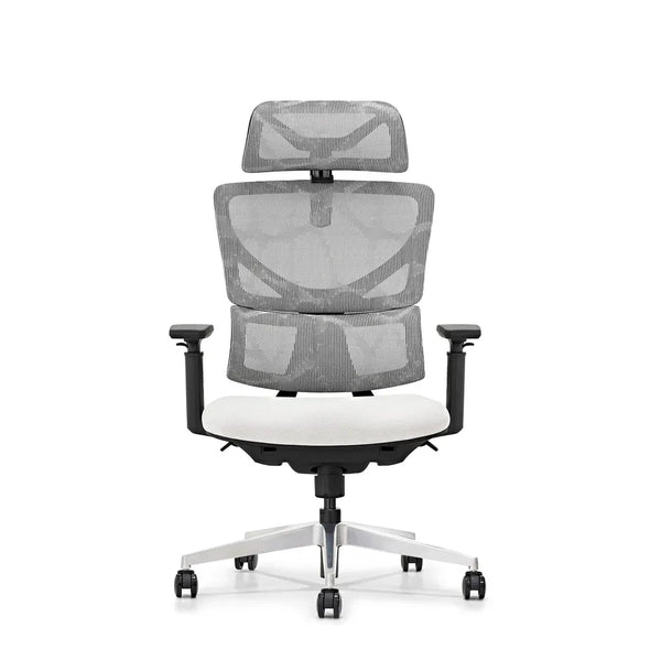 HKM-532755 Ergonomic High-Back Executive Mesh Office Chair with Adjustable 3D Armrests and Swivel Design
