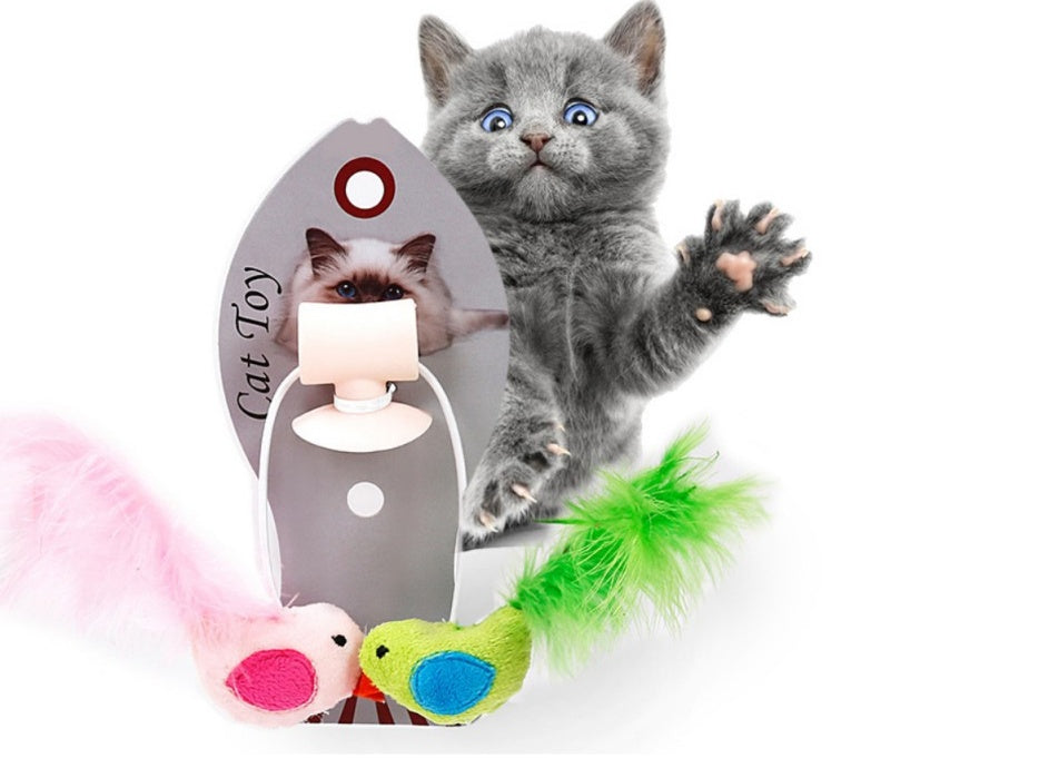 HKM-5328701 Cat Lover's Delight Set: Cat Ear Hat, Pet Balls, Cat Watch, Funnel, and Teaser Wand