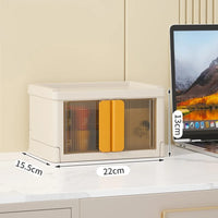 HKM-532883 Foldable Non-Installation Storage Box for Home Desktop Organisation