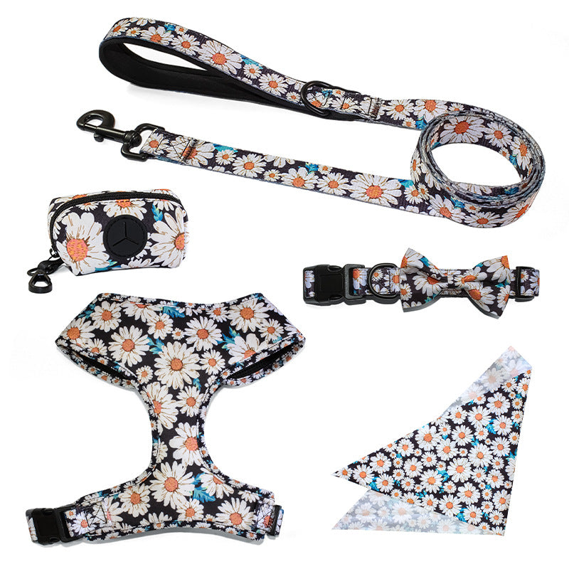 HKM-5329981 Universal Chest and Back Pet Leash Vest - Multiple Designs and Sizes Available
