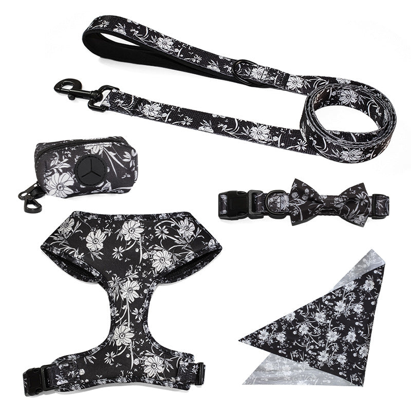 HKM-5329981 Universal Chest and Back Pet Leash Vest - Multiple Designs and Sizes Available