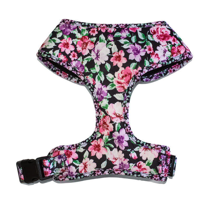 HKM-5329981 Universal Chest and Back Pet Leash Vest - Multiple Designs and Sizes Available
