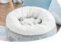 HKM-5330749 Cozy Cloth Cat House and Pet Nest for Small Dogs – Pink and Gray Options Available