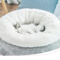 HKM-5330749 Cozy Cloth Cat House and Pet Nest for Small Dogs – Pink and Gray Options Available