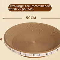 HKM-5330877 Integrated Cat Scratch Board and Nest - Corrugated Paper, Multiple Sizes Available