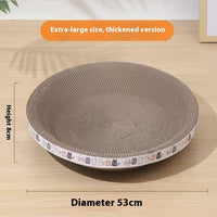 HKM-5330877 Integrated Cat Scratch Board and Nest - Corrugated Paper, Multiple Sizes Available