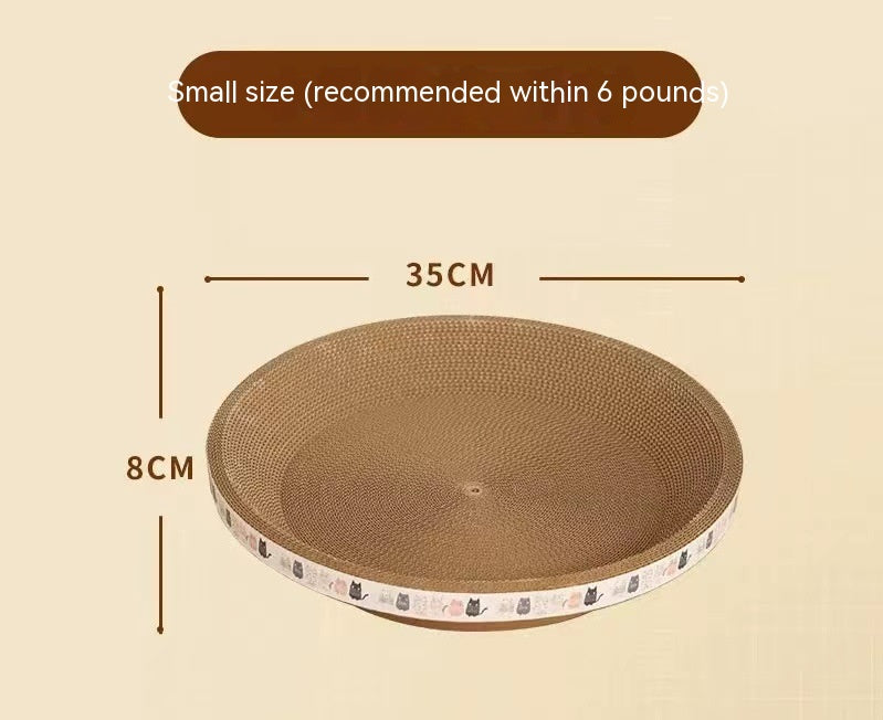 HKM-5330877 Integrated Cat Scratch Board and Nest - Corrugated Paper, Multiple Sizes Available