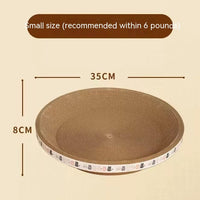 HKM-5330877 Integrated Cat Scratch Board and Nest - Corrugated Paper, Multiple Sizes Available
