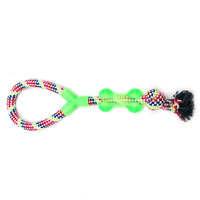 HKM-5331517 12-Piece Durable Cotton Rope Toy Set for Pets - Promotes Healthy Teeth and Gums