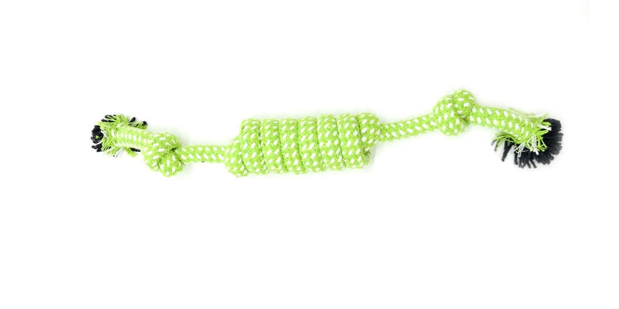 HKM-5331517 12-Piece Durable Cotton Rope Toy Set for Pets - Promotes Healthy Teeth and Gums