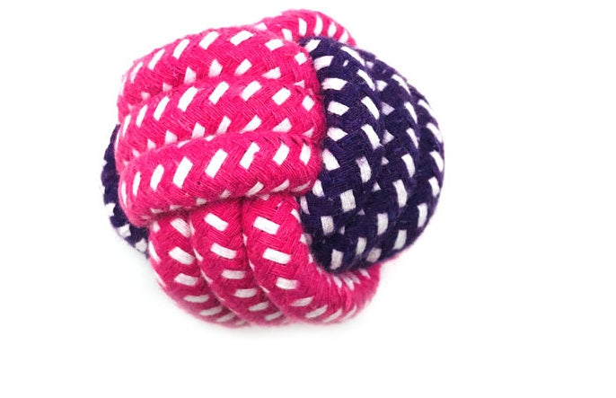 HKM-5331517 12-Piece Durable Cotton Rope Toy Set for Pets - Promotes Healthy Teeth and Gums