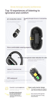 HKM-533331 Bone Conduction Sports Headset with Call Function and Digital Display