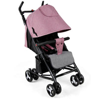 HKM-533331 Lightweight Multi-Position Recline Newborn Stroller with Canopy, Compact and Foldable Baby Pram