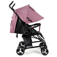 HKM-533331 Lightweight Multi-Position Recline Newborn Stroller with Canopy, Compact and Foldable Baby Pram