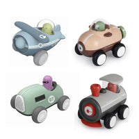 HKM-533395 Pull Back Cartoon Car Toy for Kids - Multi-style Friction Vehicle, Perfect Gift for Ages 5 and Up