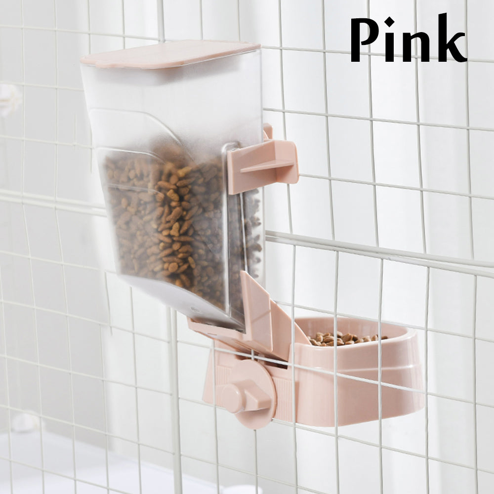 HKM-5334461 Suspended Automatic Pet Food Dispenser for Cats and Dogs - 2L Capacity, Adjustable Design