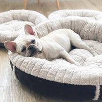 HKM-5334717 Cozy Plush Dog and Cat Mat for Autumn and Winter, Round Nest Design