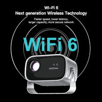 HKM-533651 Portable 4K Mini Projector with Android 12.0, WiFi, and Full HD 1080P for Home Movie Streaming
