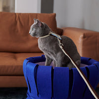 HKM-5336637 Double-Decker Cat Nest with Multi-Functional Scratching Board - Corrugated Paper and Felt, 50x50x40cm