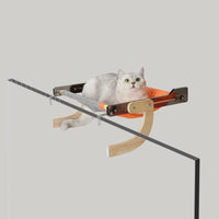 HKM-5338045 Adjustable Acrylic Pet Hammock for Sun Basking and Relaxation