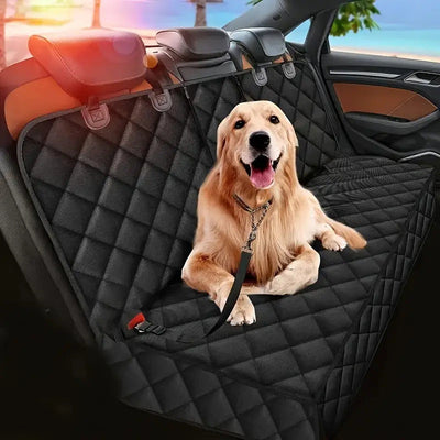 HKM-5338301 Waterproof Dual-Use Dog Car Mat for Back Seat Protection