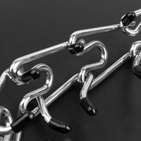 HKM-5338429 Removable Metal Iron Dog Training Chain with Rubber Grip - Various Sizes Available
