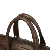 HKM-533843 Men's PU Leather Briefcase Bag for Business and Laptop Use